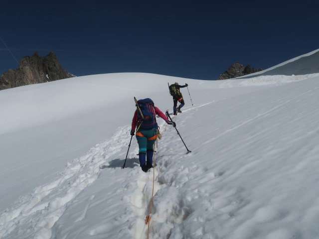 Irene und Reinhard am Kuchelmooskees (18. Juni)