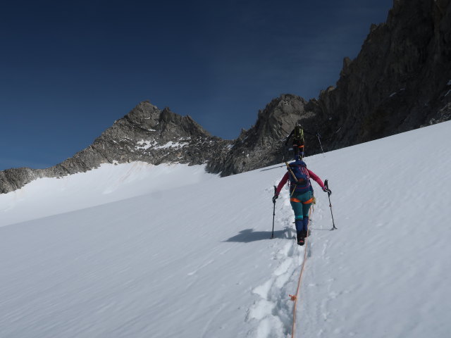 Reinhard und Irene am Kuchelmooskees (18. Juni)
