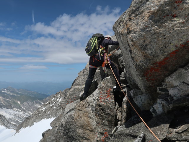 Reinhard zwischen Zillerkees und Wildgerlosspitze (18. Juni)