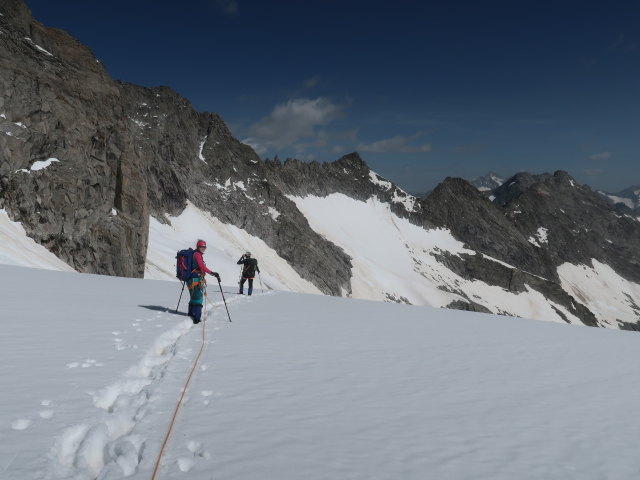 Irene und Reinhard am Kuchelmooskees (18. Juni)