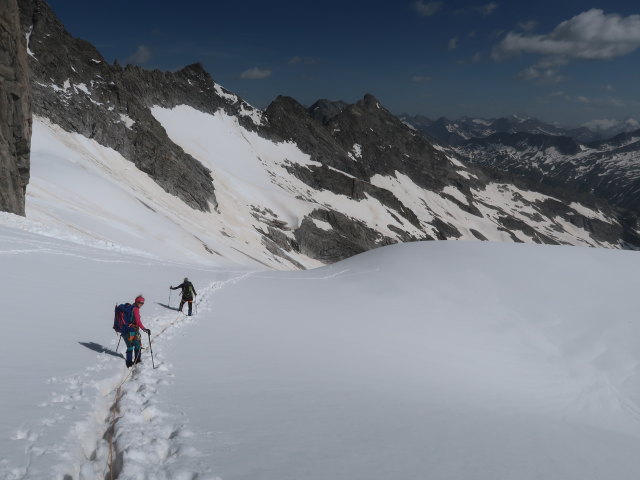 Irene und Reinhard am Kuchelmooskees (18. Juni)