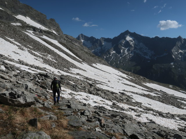 Reinhard zwischen Kuchelmooskees und Plauener H&uuml;tte (18. Juni)