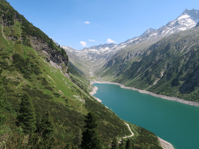 Speicher Zillergr&uuml;ndl, 1.850 m (19. Juni)