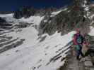 Irene zwischen Kuchelmooskees und Plauener Hütte (18. Juni)