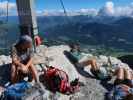 Frank, Larissa und Christoph am Polinik, 2.332 m