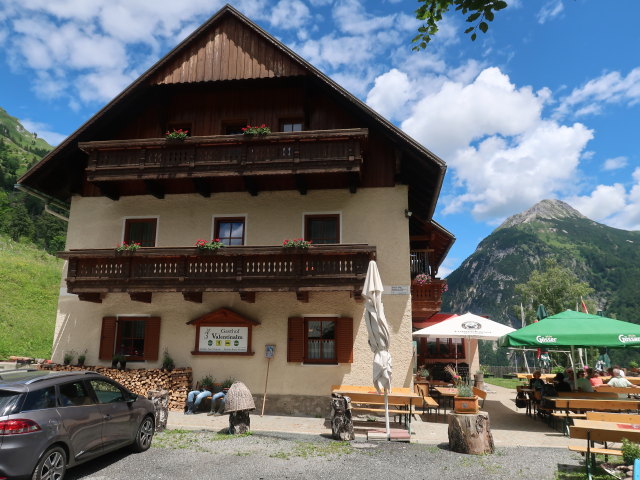 Gasthof Valentinalm, 1.205 m (25. Juni)