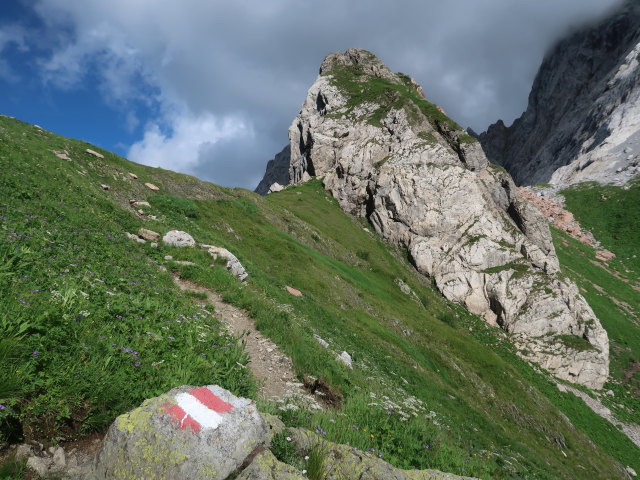 zwischen Valentintörl und Wolayersee (25. Juni)