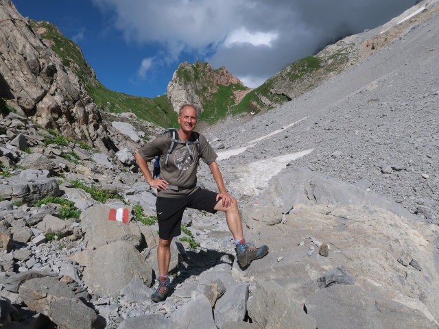 Frank zwischen Valentintörl und Wolayersee (25. Juni)