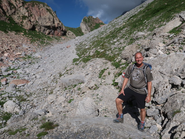 Frank zwischen Valentintörl und Wolayersee (25. Juni)