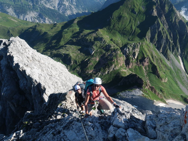 Klettersteig 'Weg der 26er': Christoph und Larissa (26. Juni)