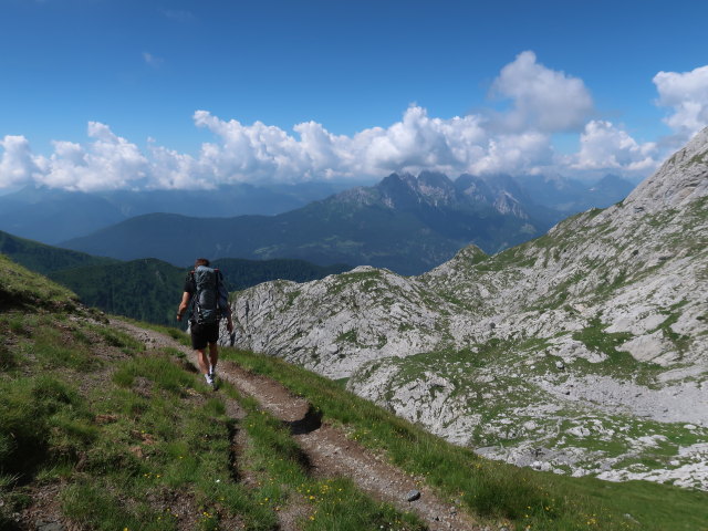 Christoph zwischen Hoher Warte und Forca Monumenz (26. Juni)