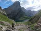 Christoph und Larissa zwischen Valentintörl und Wolayersee (25. Juni)