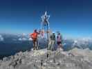 Ich, Larissa und Christoph auf der Hohen Warte, 2.780 m (26. Juni)