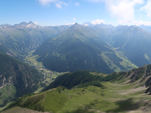 Seebachtal und Dösental vom Törlkopf aus (2. Juli)