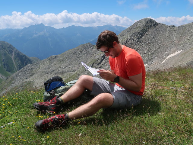 Georg bei der Böseckhütte, 2.594 m (2. Juli)