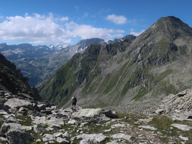 Sarah in der Kammscharte, 2.564 m (2. Juli)