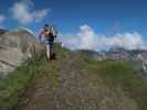 Christian, Georg und Sarah auf der Krippenhöhe, 2.478 m (2. Juli)