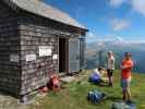 Georg, Sarah und Christian bei der Böseckhütte, 2.594 m (2. Juli)