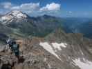 Georg, Sarah und Christian zwischen Herzog-Ernst-Spitze und Neunerkogel (3. Juli)