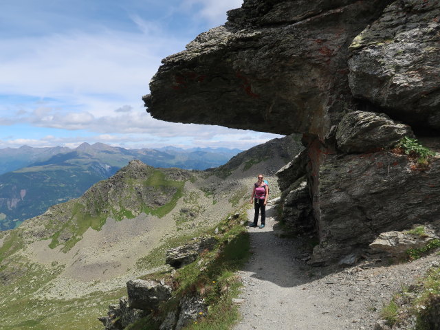 Sabine zwischen Hornischegg und Hollbrucker Spitze (9. Juli)