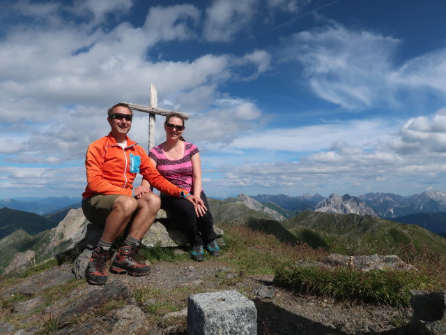 Ich und Sabine am Eisenreich, 2.665 m (9. Juli)