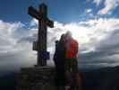 Sabine und ich auf der Pfannspitze, 2.678 m (10. Juli)