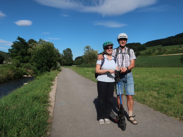 Ich und Sabine zwischen Peisching und Wopfing