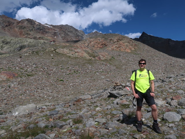 Ronald zwischen Scheiblehnkogel und Siegerlandhütte (16. Juli)