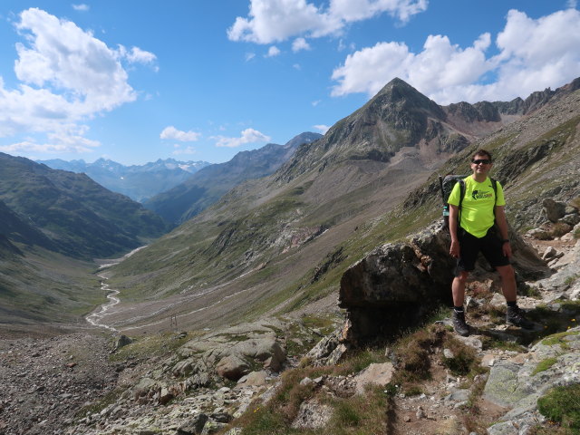 Ronald zwischen Scheiblehnkogel und Siegerlandhütte (16. Juli)