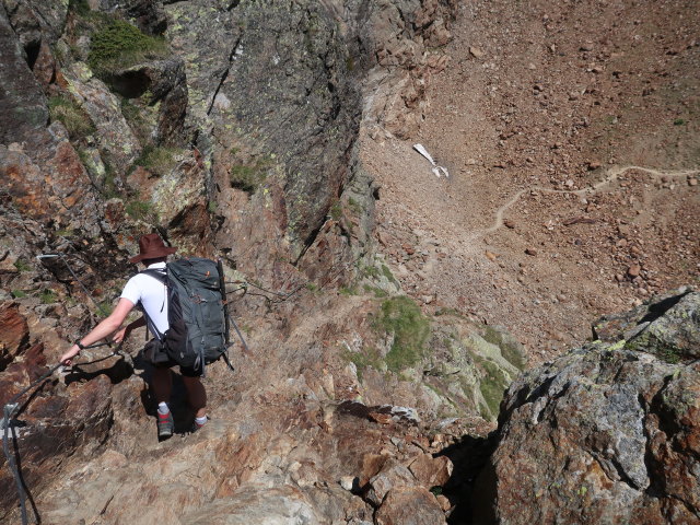 Ronald zwischen Vogelhütte und Gamsberggraben (18. Juli)