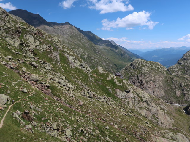 Ronald zwischen Teplitzer Hütte und Grohmannhütte (18. Juli)