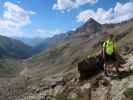 Ronald zwischen Scheiblehnkogel und Siegerlandhütte (16. Juli)