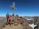 Ronald und ich auf der Sonklarspitze, 3.643 m (17. Juli)