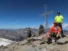 Ich und Ronald am Wilden Pfaff, 3.456 m (17. Juli)