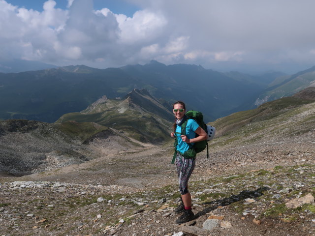 Ursa am Klagenfurter Jubiläumsweg in der Weißenbachscharte, 2.645 m