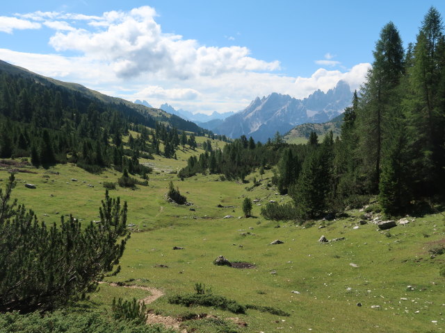 Dolomitenhöhenweg zwischen Plätzwiese und Dürrensteinalm