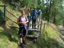 Karin, Sonja und Tim zwischen Gamperlehütte und Böses Weibele