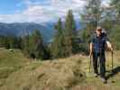 Florian zwischen Gamperlehütte und Böses Weibele