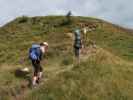 Karin, Stefan und Tim zwischen Gamperlehütte und Böses Weibele