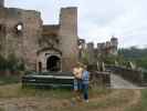 Ich und Sabine in der Burgruine Kollmitz