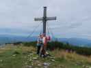 Sabine und ich auf der Tonion, 1.699 m