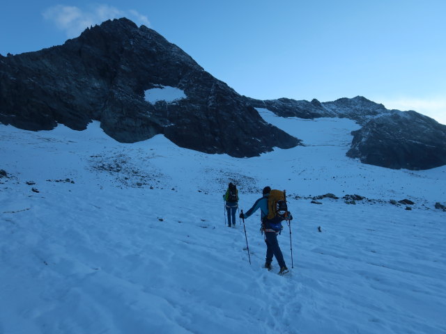 Romana und Stefan am Ködnitzkees (13. Aug.)