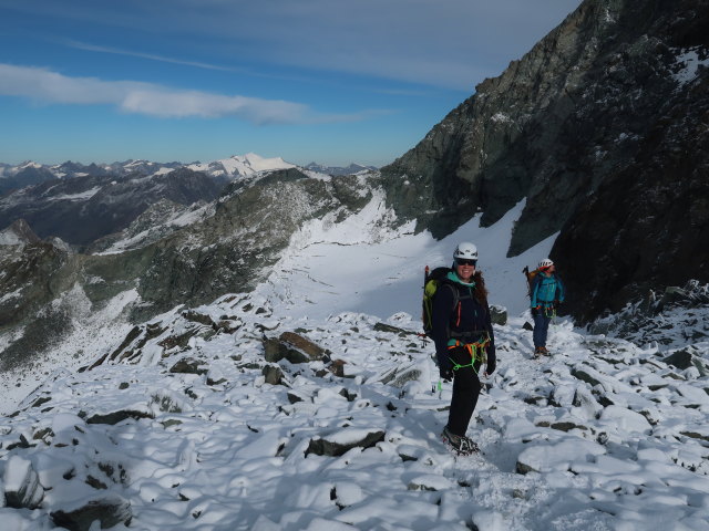 Romana und Stefan zwischen Ködnitzkees und Erzherzog-Johann-Hütte (13. Aug.)