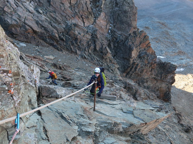 Stefan und Romana zwischen Hohenwartscharte und Hohenwartkees (14. Aug.)