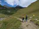 Stefan und Romana zwischen Lucknerhütte und Stüdlhütte (12. Aug.)