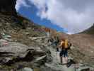 Romana und Stefan zwischen Lucknerhütte und Stüdlhütte (12. Aug.)