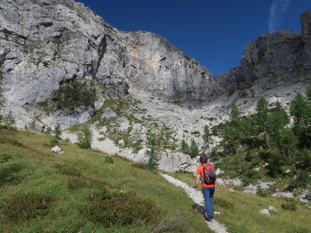 Thomas zwischen Baita Winkel und Via Ferrata Enrico Contin