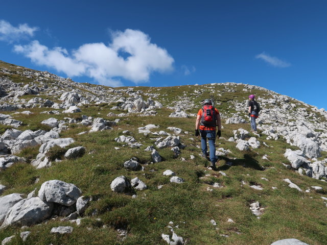 Thomas und Birgit zwischen Via Ferrata Enrico Contin und Monte Cavallo di Pontebba