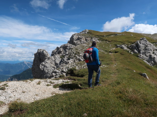 Thomas zwischen Monte Cavallo di Pontebba und Creta di Pricot
