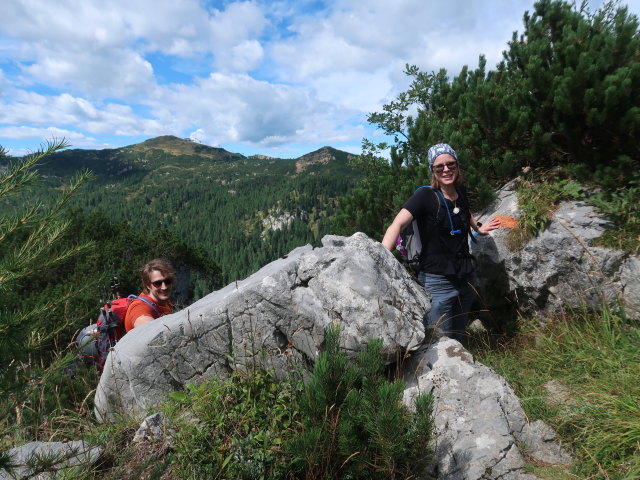 Thomas und Birgit zwischen Creta di Pricot und Sella della Pridola